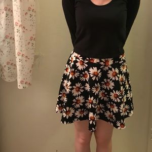 sunflower skater skirt